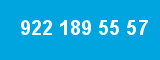 922 189 55 57 922 189 55 57